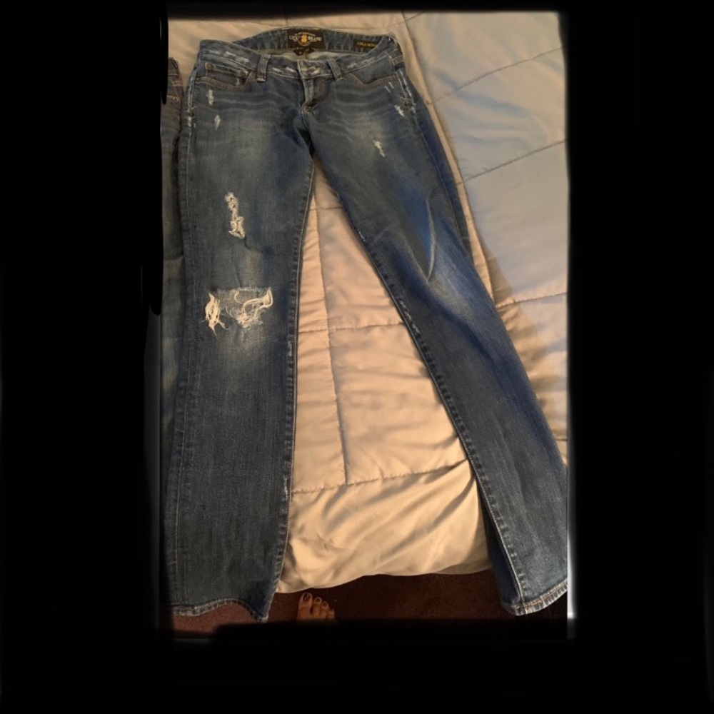 Lucky Brand distressed jeans